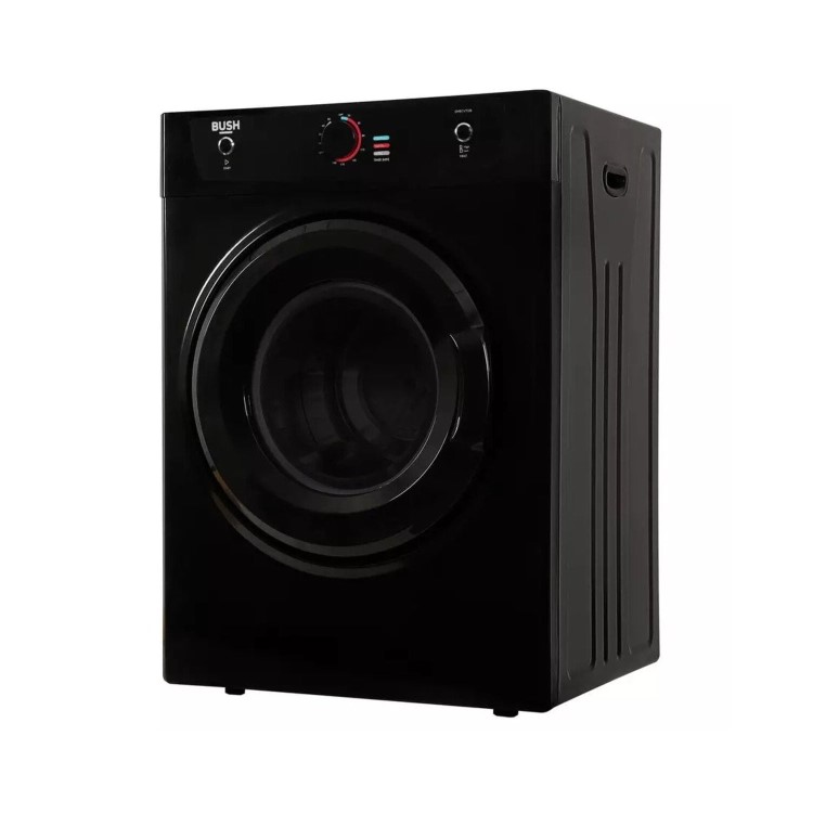 Refurbished Bush DHB7VTDB Freestanding Vented 7KG Tumble Dryer Black