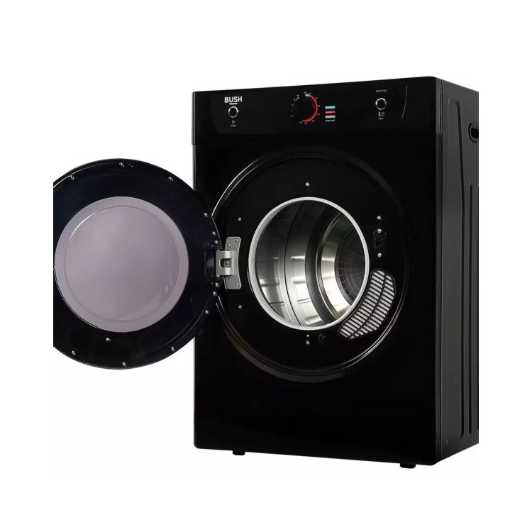 Refurbished Bush DHB7VTDB Freestanding Vented 7KG Tumble Dryer Black