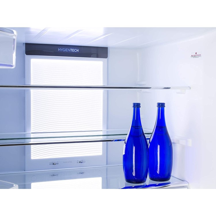 Refurbished Hoover HFDN180UK Freestanding 422 Litre 65/35 American Fridge Freezer
