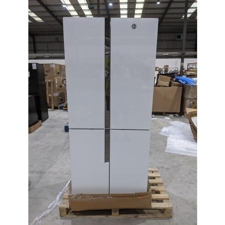 Refurbished Hoover HFDN180UK Freestanding 422 Litre 65/35 American Fridge Freezer