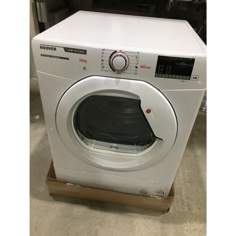 Refurbished Hoover HDry 300 HLX C10DG Smart Freestanding Condenser 10KG Tumble Dryer White