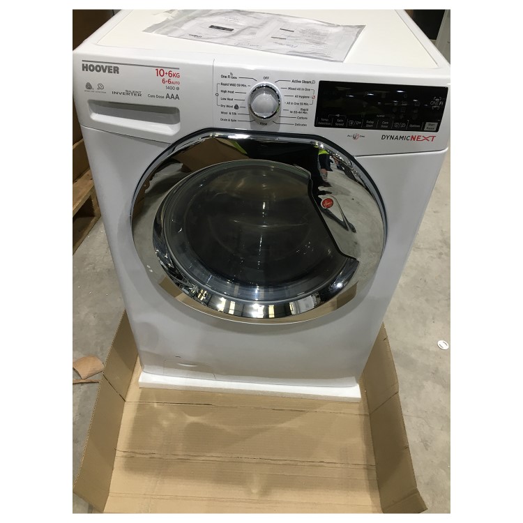Refurbished Hoover Dynamic Next WDWOAD4106AHC-80 Freestanding Smart 10/6kg Washer Dryer