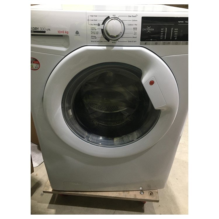 Refurbished Hoover H-Wash 300 H3D 4106TE Freestanding 10/6KG 1400 Spin Washer Dryer