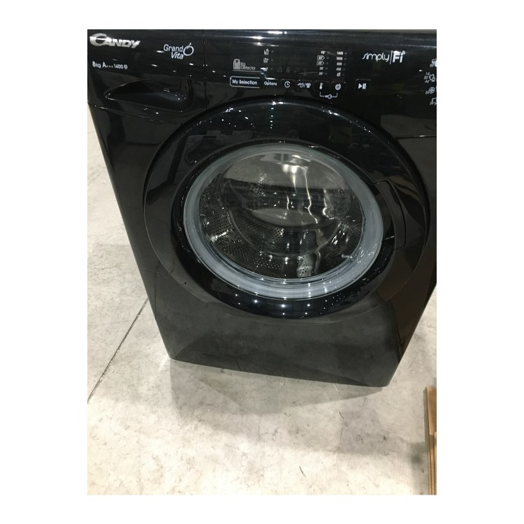 Refurbished Candy Grand'O Vita GVO1482DB3B Smart Freestanding 8KG 1400 Spin Washing Machine Black