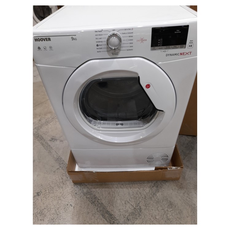Refurbished Hoover Dynamic Next DX C9DG Smart Freestanding Condenser 9KG Tumble Dryer White