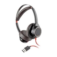 Poly Blackwire 7225 Double Sided On-ear Stereo USB with Microphone Headset