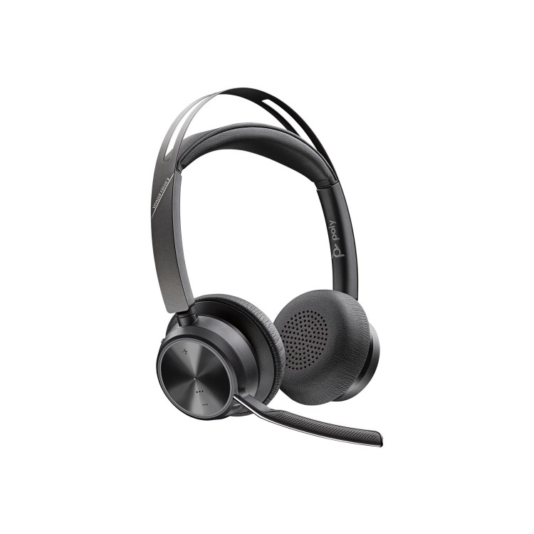 Poly Voyager Focus 2 UC Double Sided On-ear Stereo Bluetooth with Microphone Headset