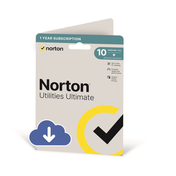 Norton Utilities Ultimate 1 User 10 Devices 12 month subscription