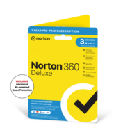 Norton 360 Deluxe Internet Security with VPN 3 Devices 12 Month Subscription