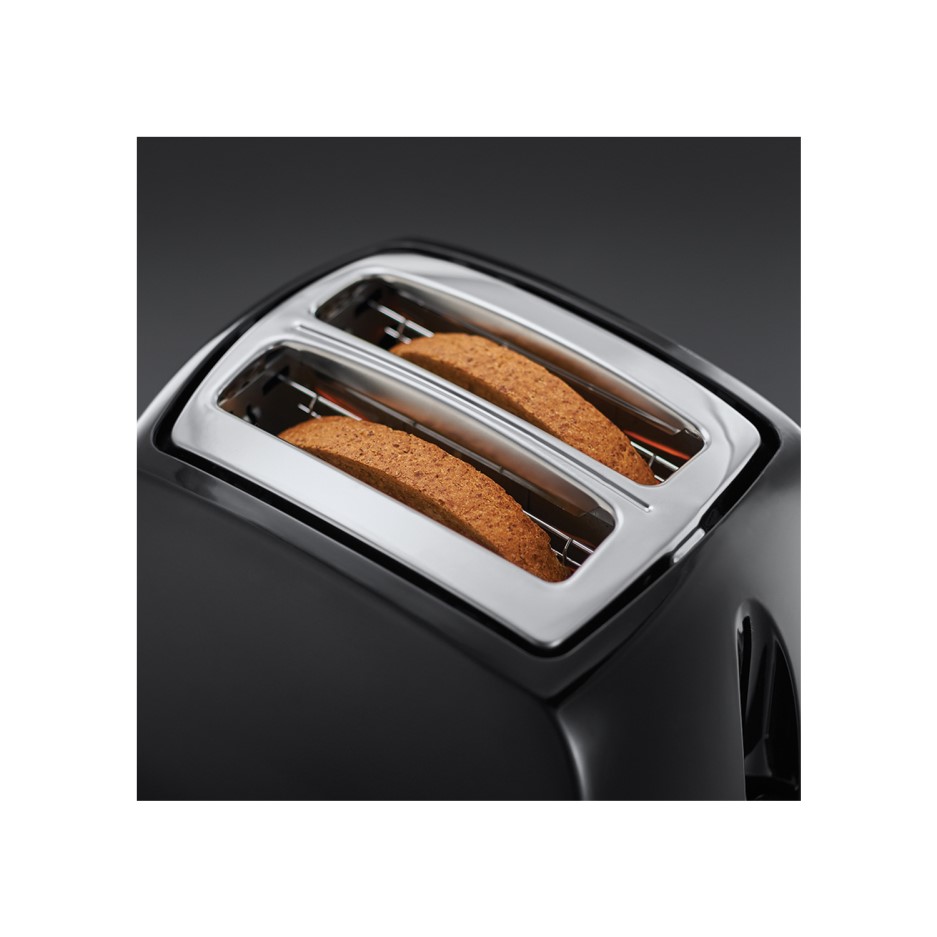 Russell Hobbs 21641 Textures 2 Slice Toaster Black BuyItDirect.ie