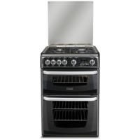 Hotpoint CH60GCIK Carrick Double Oven 60cm Gas Cooker Black