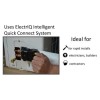 electriQ 12000 BTU  Quick Connector Inverter Wall Split Air Conditioner and Condenser Wall Mounting Bracket Bundle