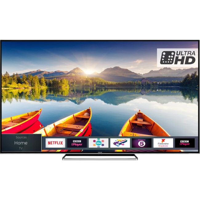Toshiba 75U6863DB 75" 4K Ultra HD Dolby Vision HDR LED Smart TV with Freeview HD