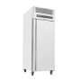Hamoki GN600TN Single Door Stainless Steel Upright Refrigerator 415ltr Fitted Castors