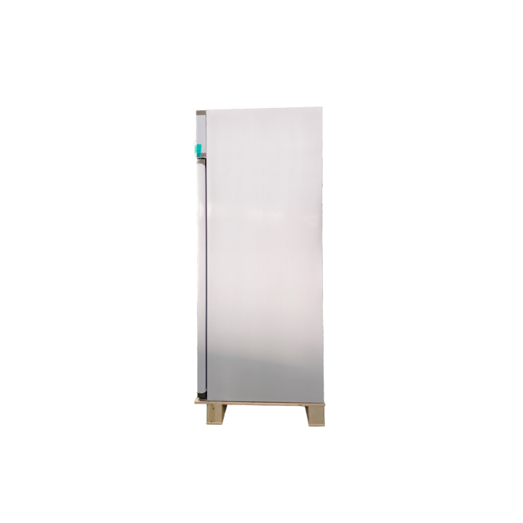 Hamoki GN600TN Single Door Stainless Steel Upright Refrigerator 415ltr Fitted Castors