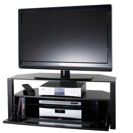 Alphason ABRD1100-BK Ambri Black TV Cabinet - Up To 50 Inch
