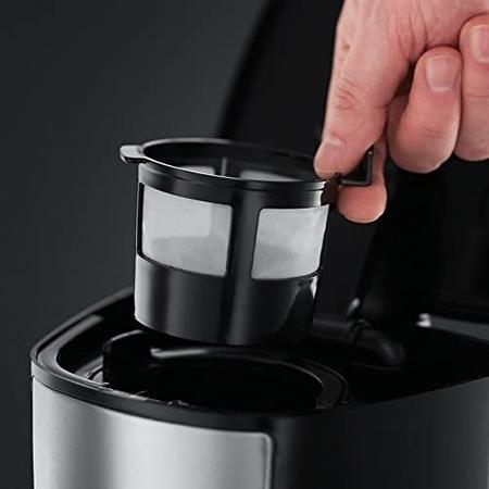Russell Hobbs 22630 Brew & Go Coffee Machine - Silver & Black