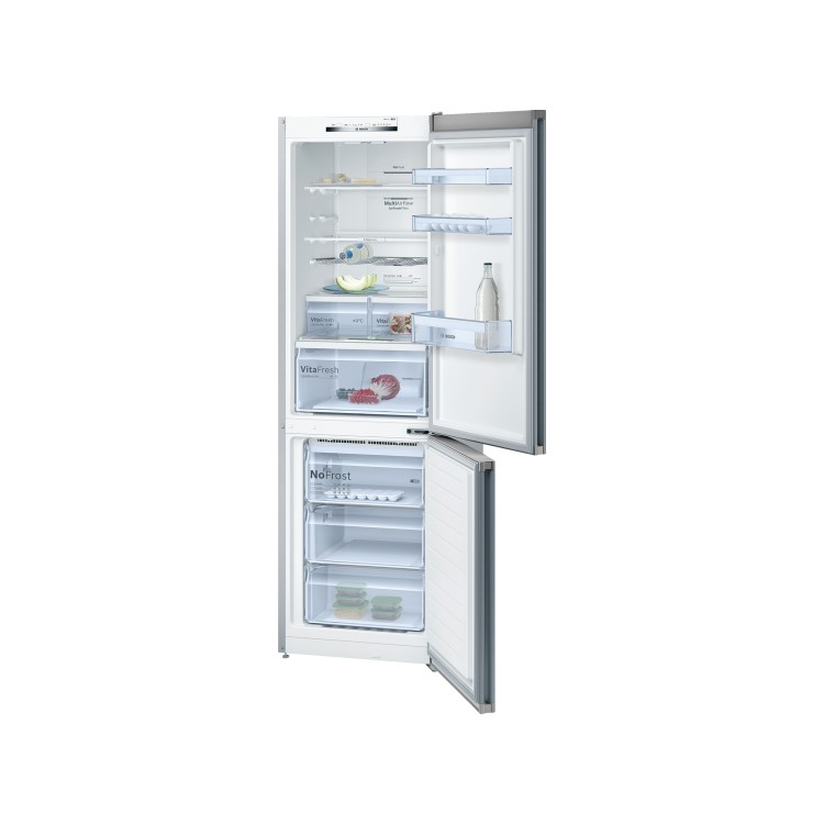 Bosch KGN36VL35G 324 Litre Freestanding Fridge Freezer 60/40 Split Frost Free 60cm Wide - Stainless Steel