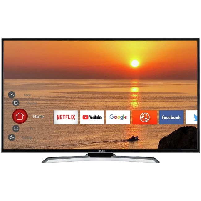 Refurbished Hitachi 43" 4K Ultra HD with HDR10+ LED Freeview Play Smart TV without Stand