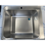 Refurbished Hamoki Stainless Steel Dishwasher Sink 1600mm Wide x 600mm Deep - Double Bowl Right Hand Drainer STSD-166R