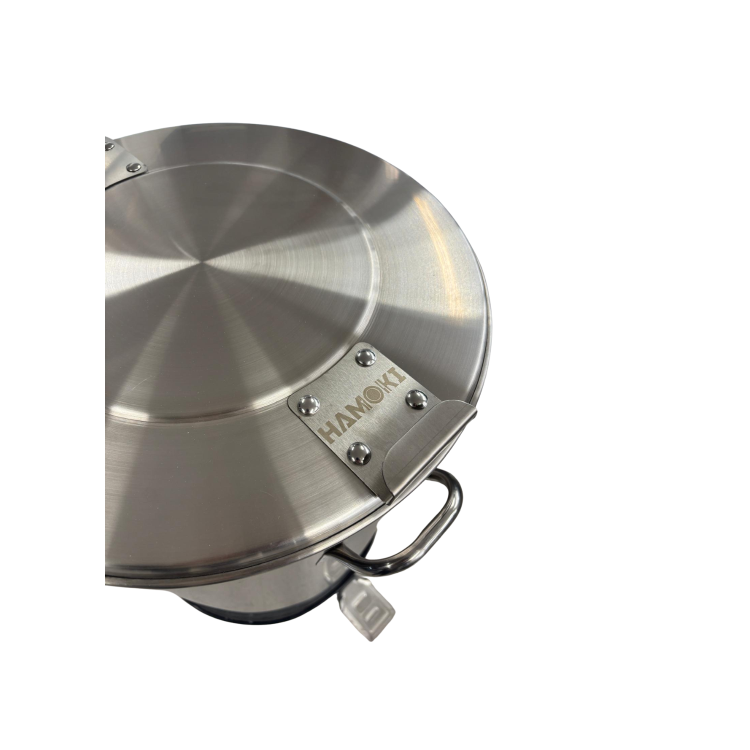 Refurbished Hamoki CGB-100 Commercial Round Waste Bin 100ltr Capacity with Foot Operated Pedal and 2 x Castors