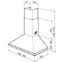 Smeg 90cm wide Chimney Hood