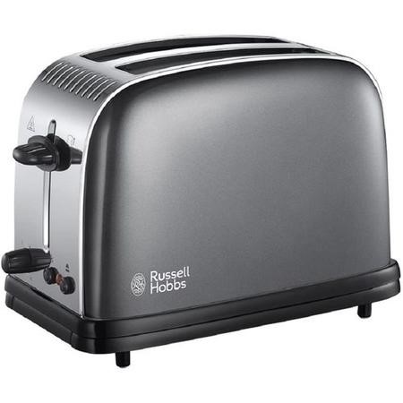 Russell Hobbs 23332 Colours Plus 2 Slice Toaster Grey BuyItDirect.ie