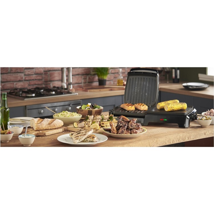 George Foreman 23450 Variable Temperature Large Grill & Griddle - Black
