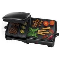George Foreman 23450 Variable Temperature Large Grill & Griddle - Black