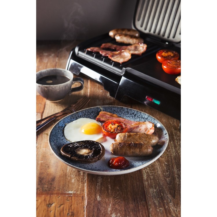 George Foreman 23450 Variable Temperature Large Grill & Griddle - Black