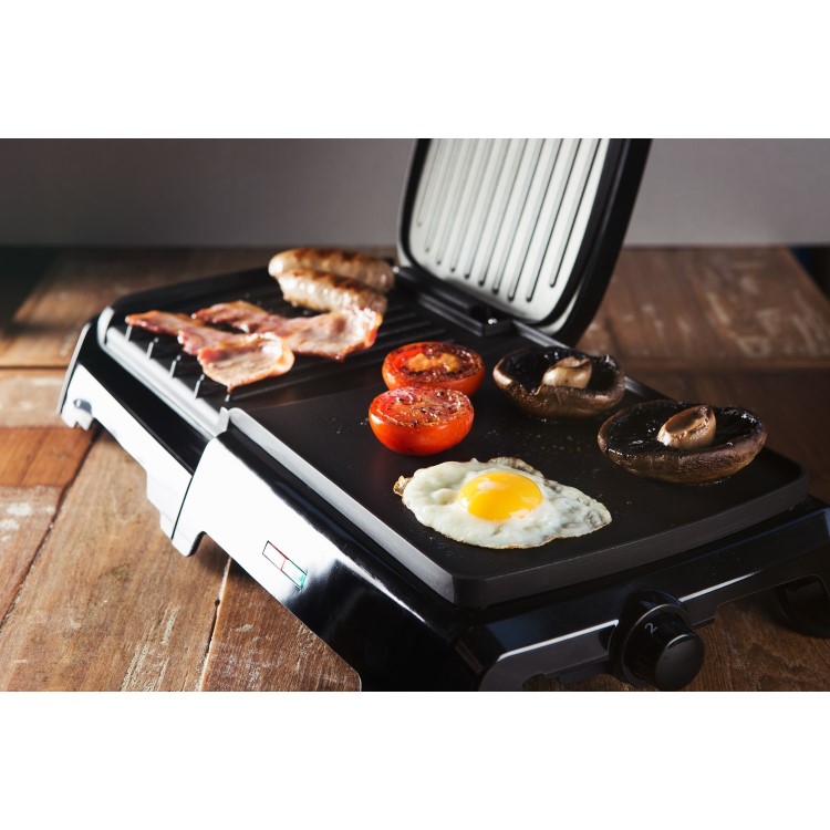 George Foreman 23450 Variable Temperature Large Grill & Griddle - Black