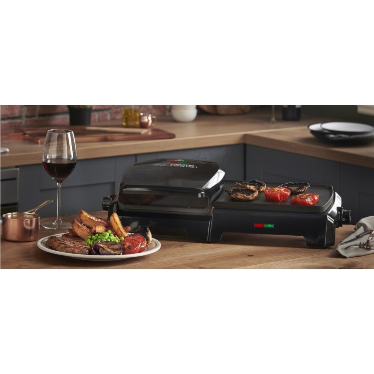 George Foreman 23450 Variable Temperature Large Grill & Griddle - Black