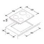 Candy CI640CBA Low Absorption 60cm Induction Hob - Black