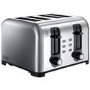 Russell Hobbs 23540RH Henley 4 Slice Wide Slot Toaster - Stainless Steel