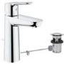 ONLY OPENED - Grohe BauEdge Mono Basin Mixer Tap with Waste