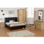 Seconique Charles 2 Door 2 Drawer Wardrobe in Oak
