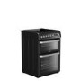 Refurbished Hotpoint Ultima HUE61K 60cm Double Oven Electric Cooker With Ceramic Hob Black