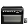 Hotpoint Ultima 60cm Double Oven Electric Cooker with Ceramic Hob - Black