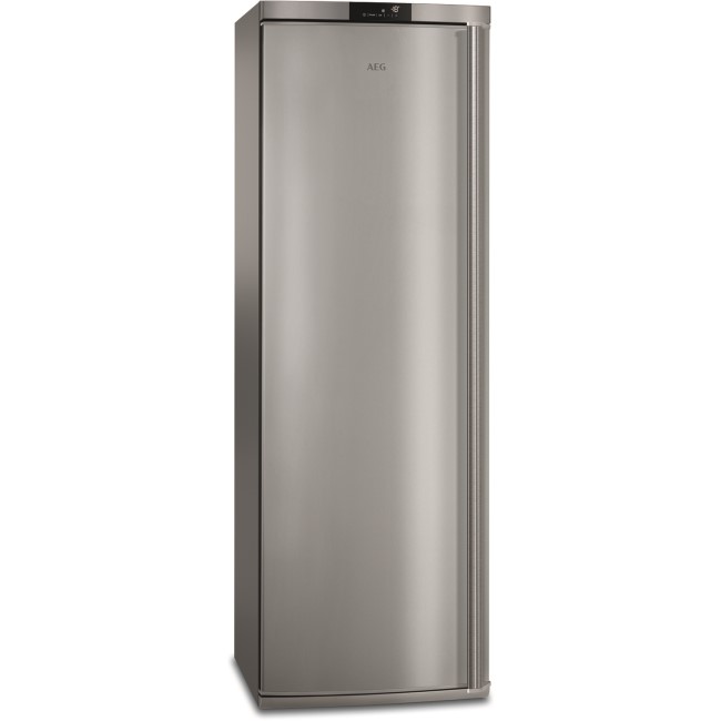 AEG AGE62526NX 229 Litre Freestanding Upright Freezer 185cm Tall Frost Free 60cm Wide - Stainless Steel