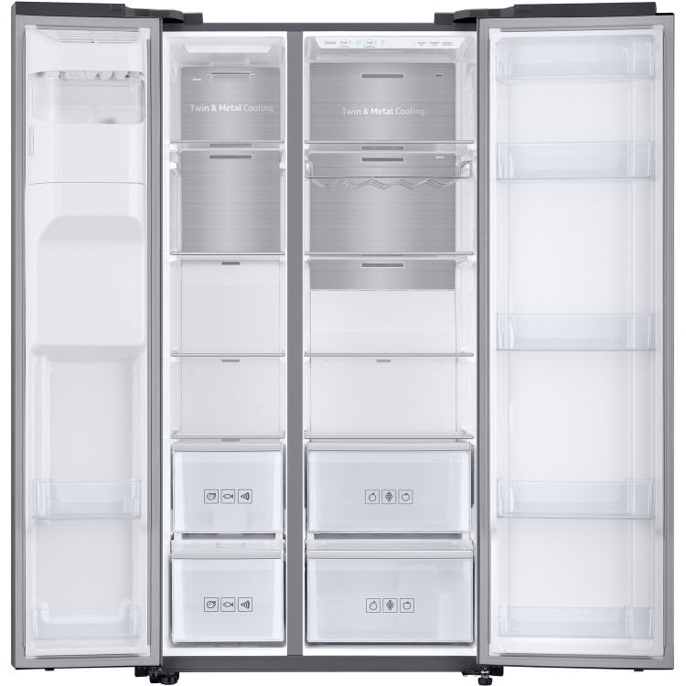 Refurbished Samsung RS68N8240S9 Freestanding 617 Litre 65/35 Frost Free American Fridge Freezer