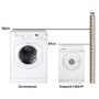 Refurbished Hotpoint V4D01P Compact Freestanding Vented 4KG Tumble Dryer White