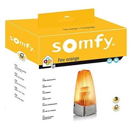 Somfy Orange Warning Light - Garage Door Accessory