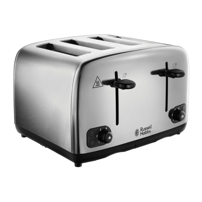 Russell Hobbs 24090 Adventure 4 Slice Toaster - Stainless Steel
