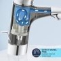 ONLY OPENED - Grohe Start QuickFix Mono Basin Mixer Tap with Waste - Matt Black
