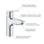 Grohe QuickFix Start Mono Basin Mixer Pull Out Spout with Waste - Chrome