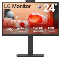 LG 24BA850-B 24" IPS Full HD 100Hz Height Adjustable Webcam Monitor