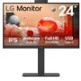 LG 24BA850-B 24" IPS Full HD 100Hz Height Adjustable Webcam Monitor
