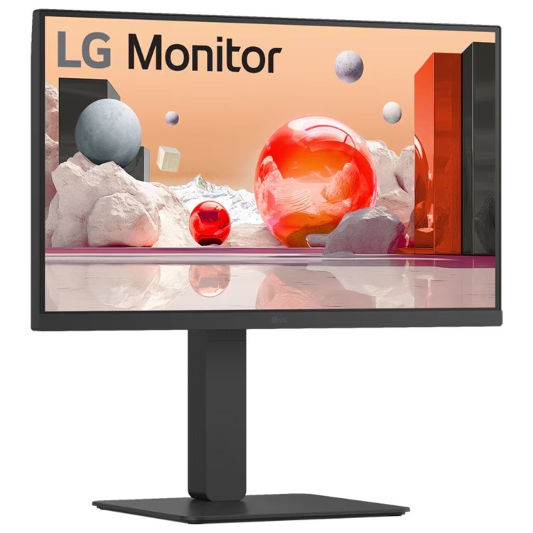 LG 24BA850-B 24" IPS Full HD 100Hz Height Adjustable Webcam Monitor