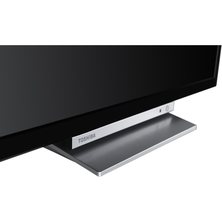 Refurbished Toshiba 24" 720p HD Ready LED Freeview Play Smart TV with Built In DVD Player