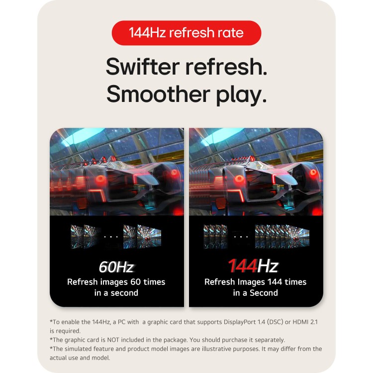 LG UltraGear 24GN60R 23.8" IPS Full HD HDR 144Hz 1ms FreeSync Gaming Monitor